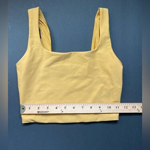 Abercrombie YBP your personal best athletic longline bra mustard yellow - Picture 5 of 7